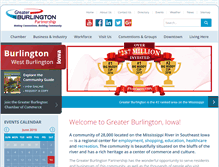 Tablet Screenshot of greaterburlington.com